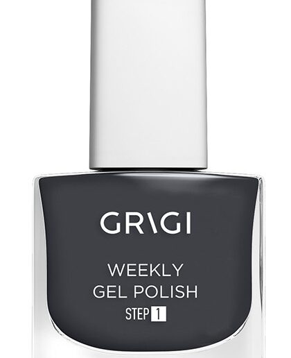 GRIGI WEEKLY GEL NAIL POLISH EXTRA STRONG 602 DARK GREY