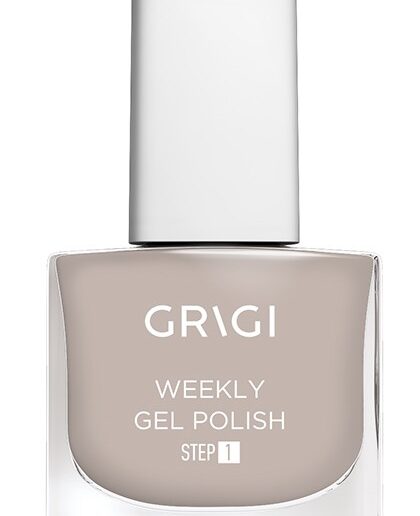 GRIGI WEEKLY GEL NAIL POLISH EXTRA STRONG 611 DARK GREY NUDE
