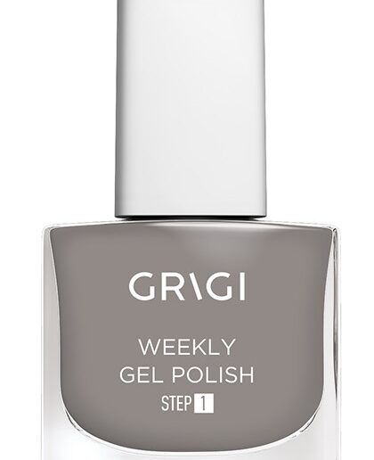 GRIGI WEEKLY GEL NAIL POLISH EXTRA STRONG 612 LIGHT CHOCOLATE GREY