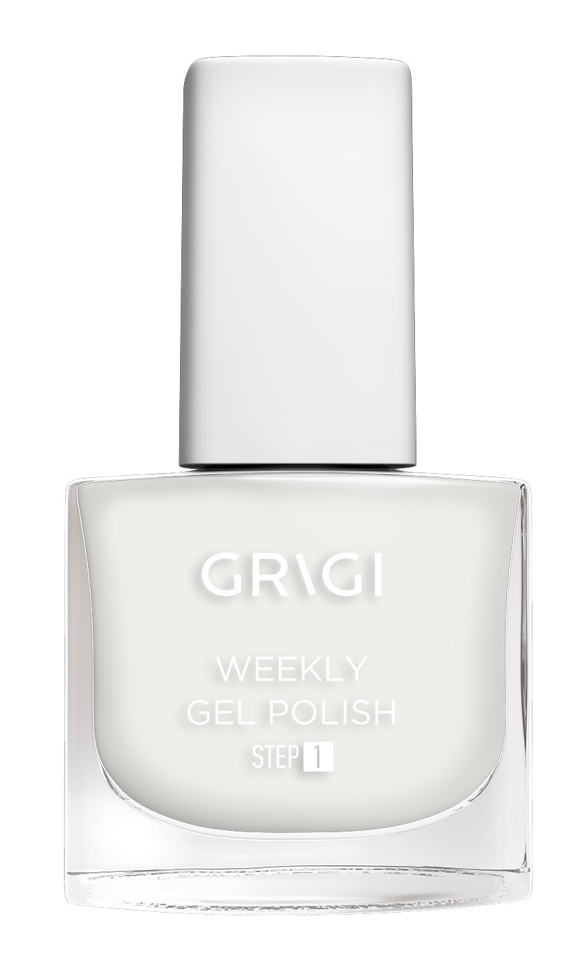 GRIGI WEEKLY GEL NAIL POLISH NEW FORMULA EXTRA STRONG  501 FRENCH WHITE
