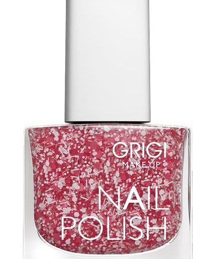 GRIGI APPLY & GO GLITTER & CONFETTI NAIL POLISH NO 204 RED CONFETTI