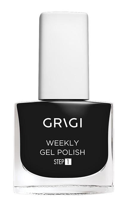 GRIGI WEEKLY GEL NAIL POLISH NEW FORMULA EXTRA STRONG 620 BLACK