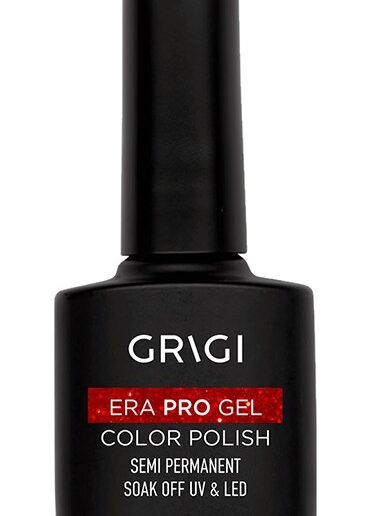 GRIGI ERA PRO SEMI PERMANENT GEL POLISH   060 RED GLITTER