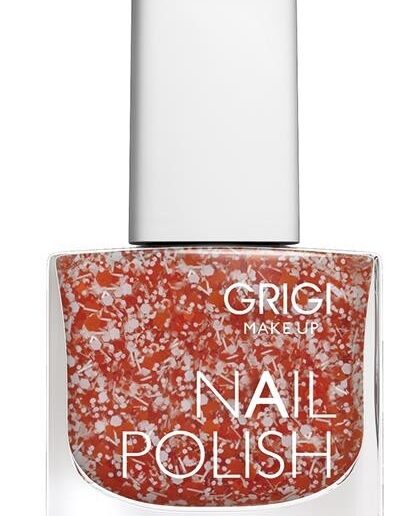 GRIGI APPLY & GO GLITTER & CONFETTI NAIL POLISH NO 206 ORANGE CONFETTI