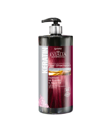 EVIALIA ΣΑΜΠΟΥΑΝ ΜΕ ΚΕΡΑΤΙΝΗ ΚΑΙ ΛΑΔΙ ΑΡΓΚΑΝ 1lt