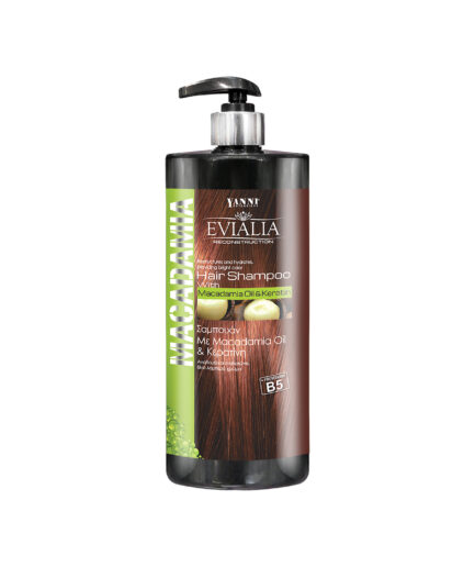 EVIALIA ΣΑΜΠΟΥΑΝ ΜΕ ΚΕΡΑΤΙΝΗ ΚΑΙ ΛΑΔΙ MACADAMIA 1lt
