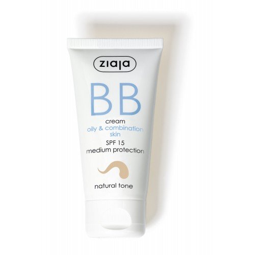 ZIAJA BB CREAM OILY & COMBINATION SKIN SPF15 NATURAL TONE 50ml ZIAJA BB CREAM OILY & COMBINATION SKIN SPF15 NATURAL TONE 50ml