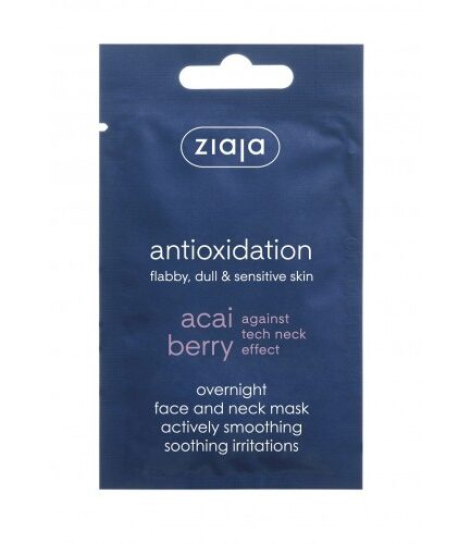 ZIAJA ACAI BERRY OVERNIGHT FACE & NECK ANTIOXIDATION MASK 7ml