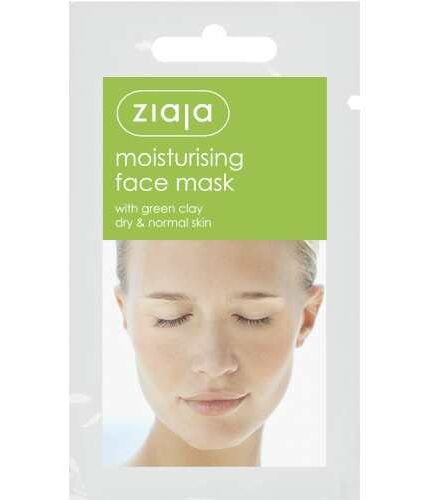ZIAJA MOISTURISING FACE MASK WITH GREEN CLAY 7ml