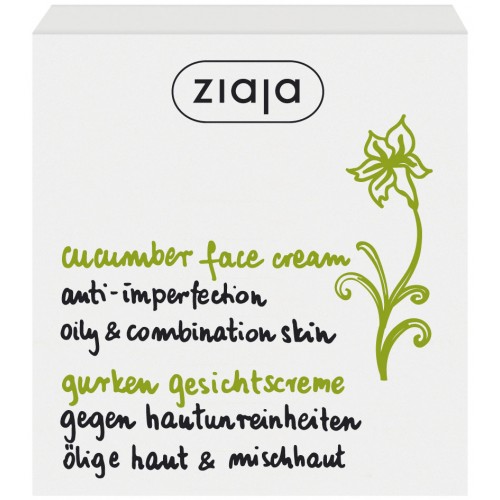 ZIAJA CUCUMBER FACE CREAM 50ml