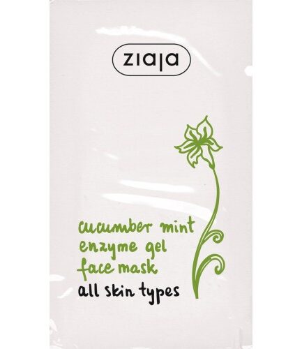 ZIAJA CUCUMBER MINT ENZYME GEL MASK 7ml
