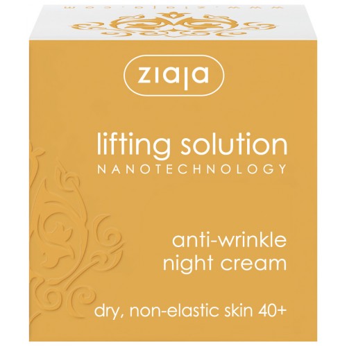 ZIAJA LIFTING SOLUTION NANOTECHNOLOGY ANTI-WRINKLE NIGHT CREAM 50 ml ZIAJA LIFTING SOLUTION NANOTECHNOLOGY ANTI-WRINKLE NIGHT CREAM 50 ml